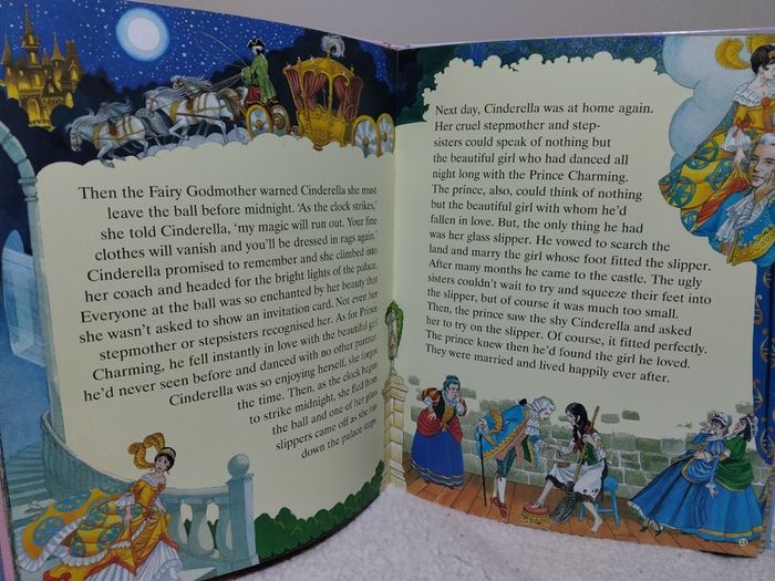 The Enchanting World Of 14 Classic Fairy Tales, Large Hardback Book