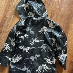 Dinosaur themed boys rain jacket