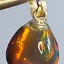 Ethiopian Fire Opal Pendant 2 ct on 925 Silver Image 6