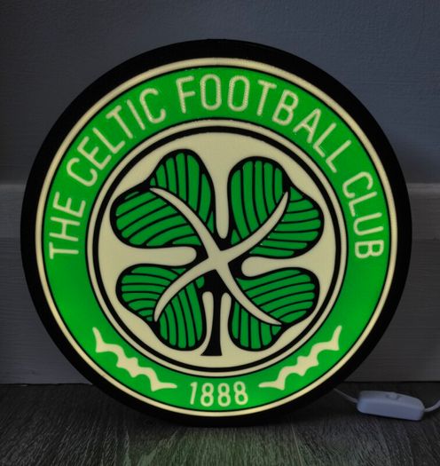 Celtic Football Club Crest Led Light
