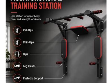Wall Mounted Pull Up Bar  Heavy-Duty