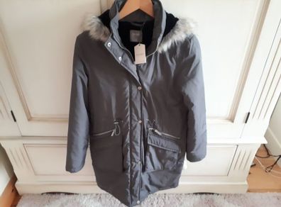 Oasis - Premium Padded Parka Coat - Khaki - XS - BNWT RRP 149