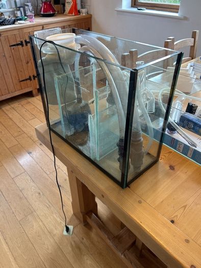 Aquarium setup with sump