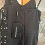 BNWT Pretty Little Thing Black strappy eyelet lace up detail bodycon dress size UK4 EU32 Postage included Image 5