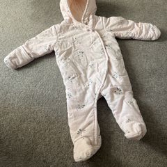 Mamas and Papas baby girl outdoor / snow suit - 6-9months