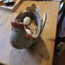 Hand-made Straw Hen and Eggs Ornament Image 3