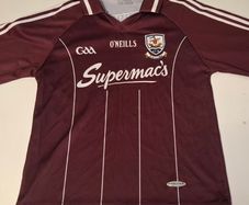 Galway GAA Official O'Neills Hurling Jersey (Youths 9-10 Years) FREE POST