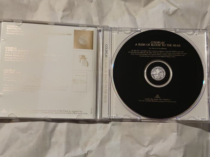 Coldplay - Rush of Blood to the Head Cd