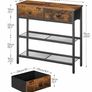2 Drawer Hall Table Shoe Storage Image 8