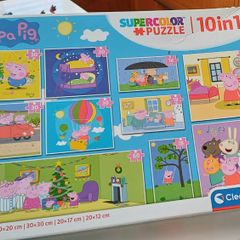 Peppa Pig Jigsaw - box of 10 Jigsaws Age 4 plus