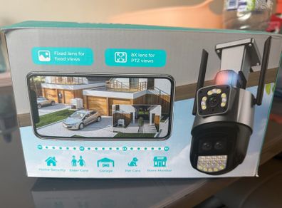 Smart dual view security camera brand new