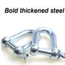 BRAND NEW Car Towing Rope Strape Cable With U Hooks Shackle High Auto Winch Rope recovery Towing Strength Nylon For Car Truck Trailer SUV Image 4