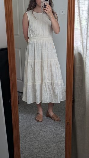 Monoprix Cream Dress (UK6/8)