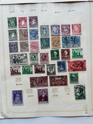 Irish stamps 19 pages