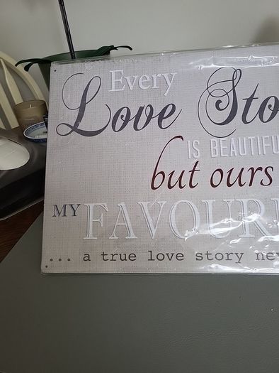 Love tin signs