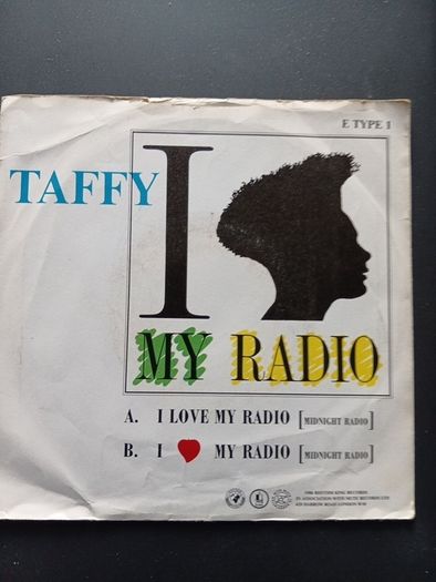 I Love My Radio 7" Vinyl Single Irish Pressing Taffy