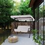 Hollywood Swing Weatherproof 200 kg Load Capacity Roof Non-Slip Feet Garden Patio Image 4