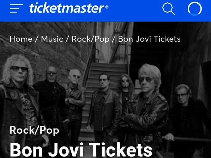 jon bon jovi-2 standing pitch side tickets
