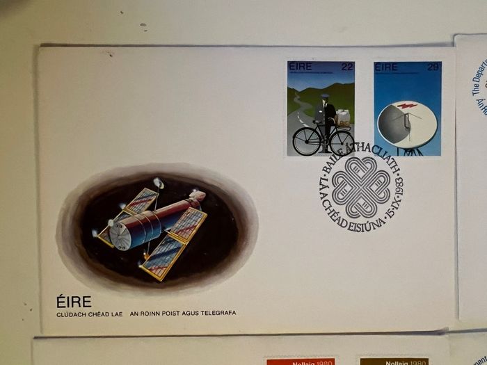 Irish 1980's FDC covers 9pcs envelopes