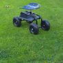 Heavy-Duty Garden Rolling Seat with Tool Tray. Almost New Image 2