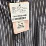 iblues brand which is a part of max mara group brand pinstripe 100% cotton fabric in a French navy and off white colour  BRAND NEW Image 2