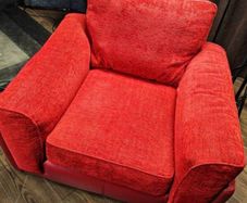 1 seater Armchair red.. Mirage