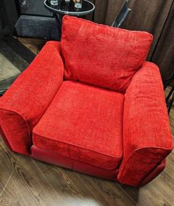 1 seater Armchair red.. Mirage