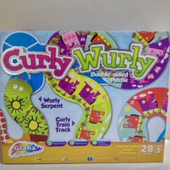 Curly Wurly Double Sided Floor Puzzle 28 Pce