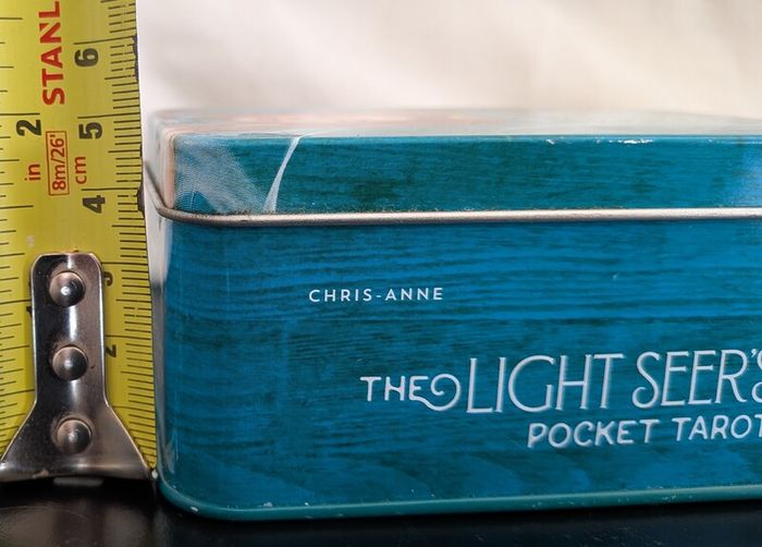The Light Seers Pocket Tarot Chris-Anne 78 Card Deck + Guidebook Tin