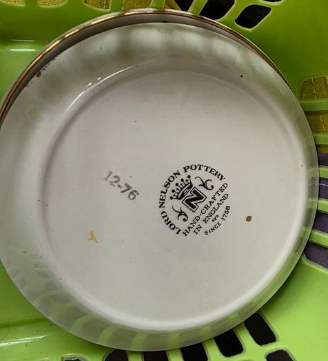 Lord Nelson tinket box and 2 ring Dishes
