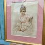 'Charming Kate' old framed print Image 6