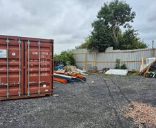 storage yard shipping containers