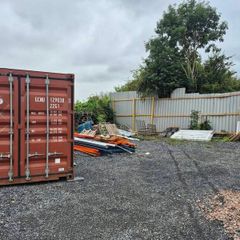 storage yard shipping containers