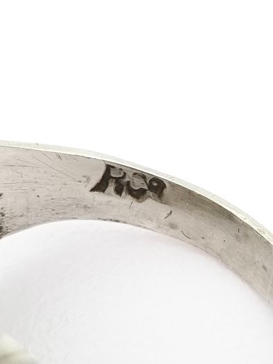 Vintage 925 Sterling Silver 1911 3d Threepence Coin Ring, Signed & Full British Hallmarks, 1975