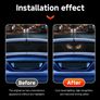 High-Brightness LED Neon Car Window Decoration Light, Wireless Solar Powered, "Devil'S Eye" Triangular Window Lighting, Creating Car Interior Atmosphere Image 6