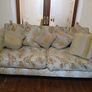 Gold & Beige Leaf Sofa Image 2