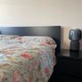 King size bed frame with drawers in Black Image 2