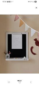 shelf detail blackboard