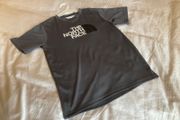 Boys North Face Grey Sports top tshirt Large
