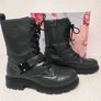 Claudia Ghizzani Dark Green Combat Boots - Eu41 Uk7.5 Image 3