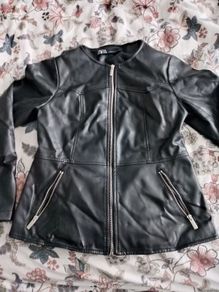 Zara leather look jacket