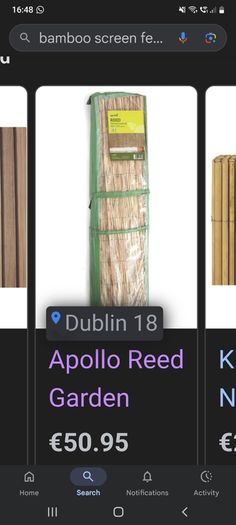 Bamboo screen (new) - half price