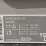 Nike Air Force 1 Black & White Uk 10.5 Brand New Unworn Image 8