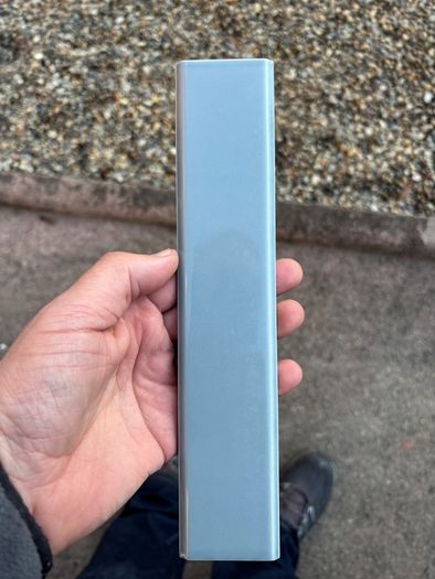 5 unopened boxes of tiles (200 in total) - grey blue/turqoise
