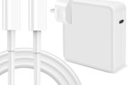 96W USB-C Super Fast Charger with 2M Cable, Compatible with MacBook Pro/Air, iPad Pro, and All USB-C Devices