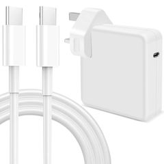 96W USB-C Super Fast Charger with 2M Cable, Compatible with MacBook Pro/Air, iPad Pro, and All USB-C Devices