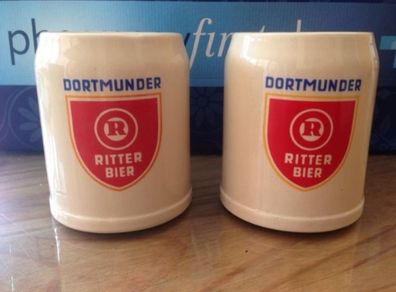 Vintage  Dortmunder  Ritter  Bier Mugs