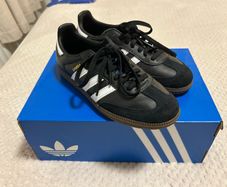 Black adidas sambas