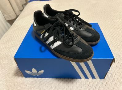 Black adidas sambas