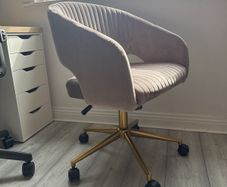 Velvet office chair